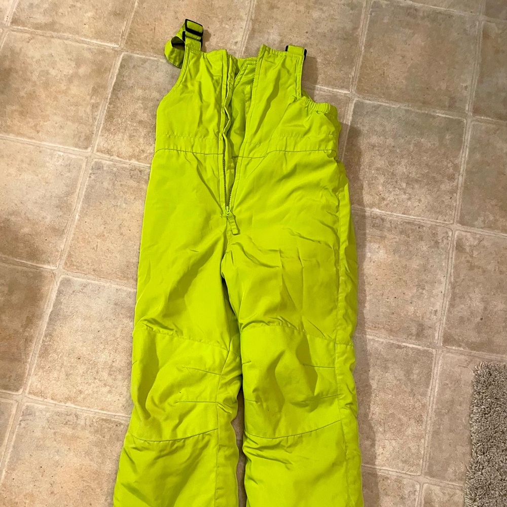 Lands’ End boys snow bibs size 7